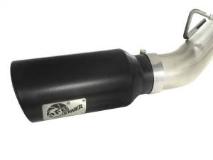 aFe - aFe MachForce XP Exhaust 4inch DP-Back All SS 2011-14 GM Diesel Trucks V8-6.6L LML Black Tips - 49-44043-B - Image 5