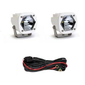 Baja Designs LED Light Pods SI Spot White Pair - 387801WT