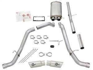 aFe - aFe Mach Force-XP Exhaust 3in Cat-Back SS 14-15 GM 1500 Trucks 4.3L/5.3L Dual Split w/ Polished Tip - 49-44057-P - Image 6