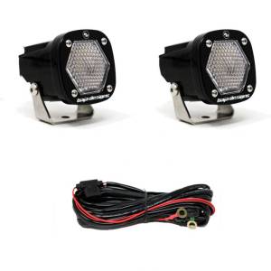 Baja Designs S1 Work/Scene LED Light w/ Mounting Bracket Pair - 387806