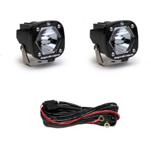 Baja Designs S1 Spot Laser LED Light w/ Mounting Bracket Pair - 387807