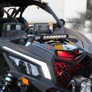 Baja Designs - Baja Designs Can-Am X3 Shock Mount Kit w/10in S8 Light Bar - Amber - 447038 - Image 2