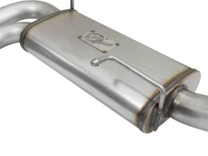 aFe - aFe Rebel Series CB Middle-Side Exit SS Exhaust w/ Black Tips 09-16 GM Silverado/Sierra V6/V8 - 49-44070-B - Image 4