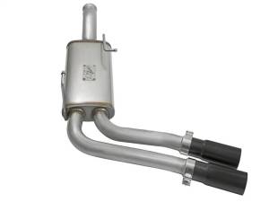 aFe - aFe Rebel Series CB Middle-Side Exit SS Exhaust w/ Black Tips 09-16 GM Silverado/Sierra V6/V8 - 49-44070-B - Image 5