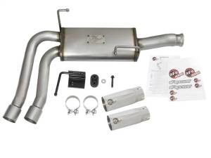 aFe - aFe Rebel Series CB Middle-Side Exit SS Exhaust w/ Polished Tips 09-16 GM Silverado/Sierra V6/V8 - 49-44070-P - Image 6