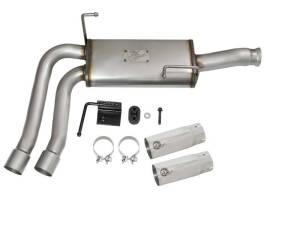 aFe - aFe Rebel Series CB Middle-Side Exit SS Exhaust w/ Polished Tips 09-16 GM Silverado/Sierra V6/V8 - 49-44070-P - Image 8