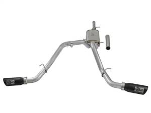 aFe - aFe MACH Force-Xp 3in CB SS Dual Exhaust w/Black Tips 09-16 GM Silverado/Sierra 4.3L/4.8L/5.3L - 49-44071-B - Image 7