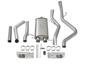 aFe - aFe MACH Force-Xp 3in CB SS Dual Exhaust w/Polished Tips 09-16 GM Silverado/Sierra 4.3L/4.8L/5.3L - 49-44071-P - Image 8