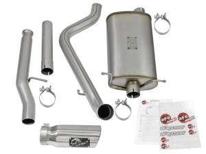 aFe - aFe MACHForce XP Exhausts Cat-Back Polished Tips 09-17 GM Silverado 1500 4.3/5.3L RegCab SB/LB - 49-44072-P - Image 2