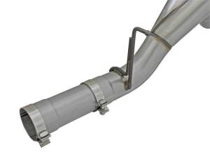 aFe - aFe LARGE Bore HD 4in Dual DPF-Back SS Exhaust w/Polished Tip 16-17 GM Diesel Truck V8-6.6L (td) LML - 49-44080-P - Image 5