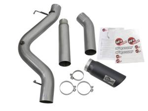 aFe - aFe LARGE Bore HD 5in Exhausts DPF-Back SS w/ Black Tips 16-17 GM Diesel Truck V8-6.6L (td) LML/L5P - 49-44081-B - Image 4