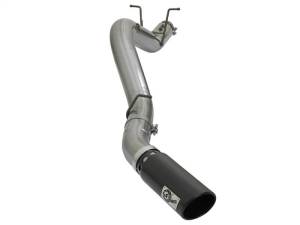 aFe LARGE BORE HD 5in 409-SS DPF-Back Exhaust w/Black Tip 2017 GM Duramax V8-6.6L (td) L5P - 49-44085-B