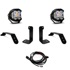 Baja Designs 2018+ Jeep JL/JT Dual LP4 Auxiliary Light Kit - 447658