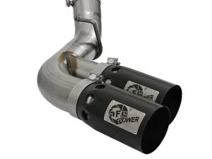 aFe - aFe Victory Series 4in 409-SS DPF-Back Exhaust w/ Dual Black Tips 2017 GM Duramax V8-6.6L(td) L5P - 49-44089-B - Image 5