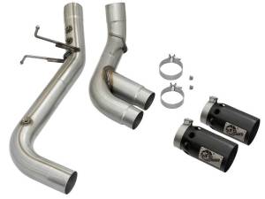 aFe - aFe Victory Series 4in 409-SS DPF-Back Exhaust w/ Dual Black Tips 2017 GM Duramax V8-6.6L(td) L5P - 49-44089-B - Image 8