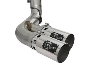 aFe - aFe Victory Series 4in 409-SS DPF-Back Exhaust w/ Dual Polished Tips 2017 GM Duramax V8-6.6L(td) L5P - 49-44089-P - Image 5