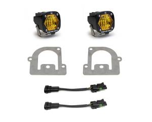 Baja Designs 21+ Ford Bronco Sport S1 WC LED Fog Pocket Light Kit - Amber - 447683