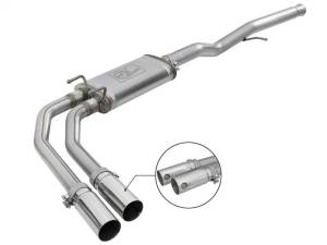 aFe Rebel Series 3in-2.5in 409 SS Cat-Back Exhaust 09-18 GM Silverado/Sierra 1500 V6-4.3L / V8-4.6L - 49-44098-P