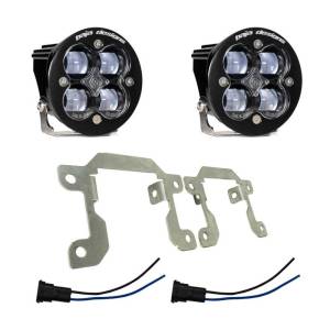 Baja Designs Ford/Subaru SAE Squadron Fog Light Pocket Kit - White - 447724