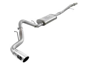 afe Apollo GT Series 2019 GM Silverado/Sierra 1500 4.3L/5.3L 409 SS CB Exhaust System w/Polished Tip - 49-44107-P