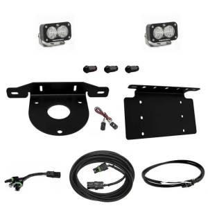 Baja Designs 2021+ Ford Bronco Dual S2 Sport W/C Reverse Kit w/Lic Plate w/Upfitter - 447764UP