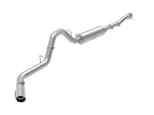 aFe Apollo GT Series 3in 409SS Cat-Back Exhaust w/ Polished Tip 2020 GM 2500/3500HD V8 6.6L L8T - 49-44122-P