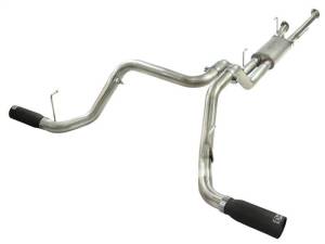 aFe MACHForce XP 2-1/2in to 3in 409 SS Cat-Back Exhaust w/ Black Tips 10-17 Toyota Tundra V8 5.7L - 49-46014-B