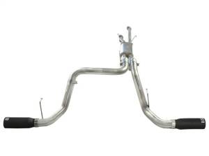 aFe - aFe MACHForce XP 2-1/2in to 3in 409 SS Cat-Back Exhaust w/ Black Tips 10-17 Toyota Tundra V8 5.7L - 49-46014-B - Image 4