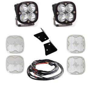 Baja Designs 07-18 Jeep Wrangler JK Squadron Sport A-Pillar Kit LED Light Pods - White - 447796