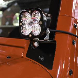 Baja Designs - Baja Designs 07-18 Jeep Wrangler JK Squadron Sport A-Pillar Kit LED Light Pods - White - 447796 - Image 2