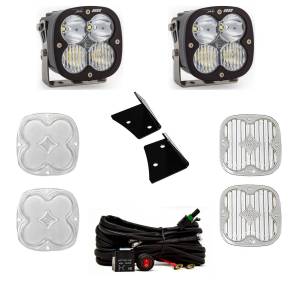 Baja Designs 07-18 Jeep Wrangler JK XL80 Drive/Combo A-Pillar Kit - White - 447800