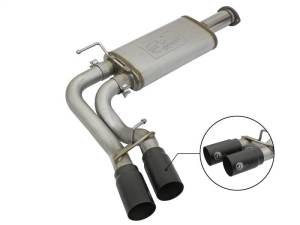 aFe Rebel Exhausts Cat-Back SS 16 Toyota Tacoma V6-3.5L w/ Black Tips - 49-46032-B