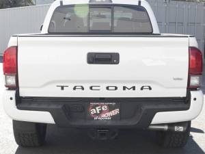 aFe - aFe MACH Force-Xp 2-1/2in 304 SS Cat-Back Exhaust w/Black Tips 2016+ Toyota Tacoma L4-2.7L / V6-3.5L - 49-46042-B - Image 3