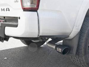 aFe - aFe MACH Force-Xp 2-1/2in 304 SS Cat-Back Exhaust w/Black Tips 2016+ Toyota Tacoma L4-2.7L / V6-3.5L - 49-46042-B - Image 4