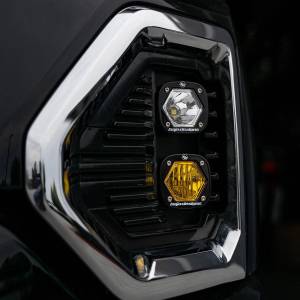 Baja Designs - Baja Designs 19+ GMC 1500 S1 Fog Pocket Mount Kit Clear Spot / Amber Wide Cornering - 448084 - Image 3