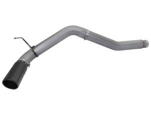 aFe - aFe LARGE BORE HD 5in DPF-Back SS Exhaust w/ Black Tip 2016 Nissan Titan 5.0L V8 (td) CC SB - 49-46112-B - Image 3