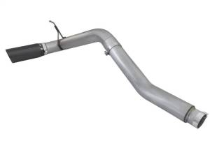 aFe - aFe LARGE BORE HD 5in DPF-Back SS Exhaust w/ Black Tip 2016 Nissan Titan 5.0L V8 (td) CC SB - 49-46112-B - Image 8