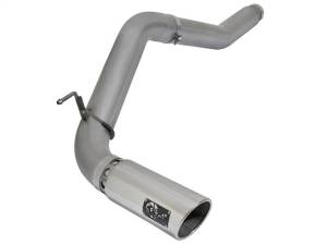 aFe LARGE Bore HD Exhausts 5in DPF-Back SS-409 2016 Nissan Titan XD V8-5.0L CC/SB (td) - 49-46112-P