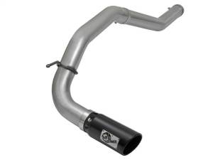 aFe LARGE Bore HD DPF-Back SS Exhaust w/ Black Tip 2016 Nissan Titan XD V8-5.0L (td) - 49-46113-B