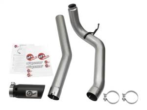 aFe - aFe LARGE Bore HD DPF-Back SS Exhaust w/ Black Tip 2016 Nissan Titan XD V8-5.0L (td) - 49-46113-B - Image 4