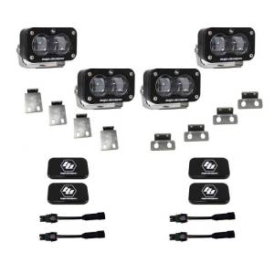 Baja Designs 21-22 Ford F-150 Raptor S2 SAE Dual Fog Pocket Light Kit - Clear - 448166