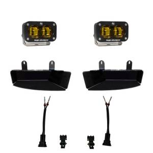 Baja Designs 19-22 Dodge RAM 2500/3500 S2 SAE Fog Pocket Light Kit - Amber - 448170