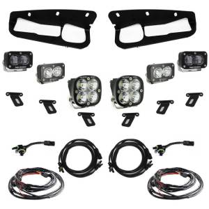 Baja Designs 21-22 Ford Bronco w/Steel Bumper S2 SAE Sportsmen Fog Pocket Light Kit - Clear - 448174