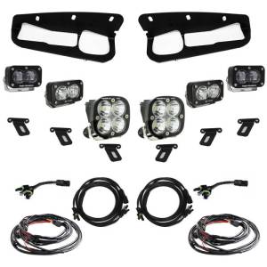 Baja Designs - Baja Designs 21-22 Ford Bronco w/Steel Bumper S2 SAE Pro Fog Pocket Light Kit - Clear - 448175 - Image 1