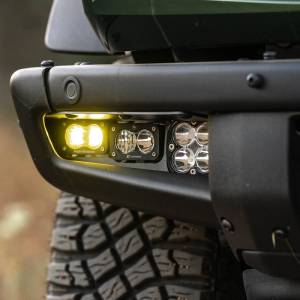 Baja Designs - Baja Designs 21-22 Ford Bronco w/Steel Bumper S2 SAE Pro Fog Pocket Light Kit - Clear - 448175 - Image 2