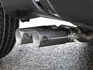 aFe - aFe Rebel Series 3in SS Cat-Back Exhaust System w/ Polished Tip 04-15 Nissan Titan V8 5.6L - 49-46124-P - Image 3