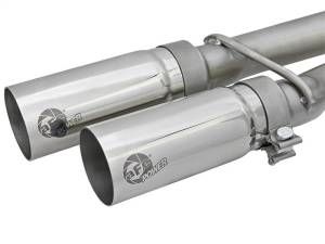 aFe - aFe Rebel Series 3in SS Cat-Back Exhaust System w/ Polished Tip 04-15 Nissan Titan V8 5.6L - 49-46124-P - Image 7