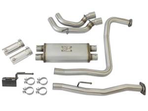 aFe - aFe Rebel Series 3in SS Cat-Back Exhaust System w/ Polished Tip 04-15 Nissan Titan V8 5.6L - 49-46124-P - Image 9