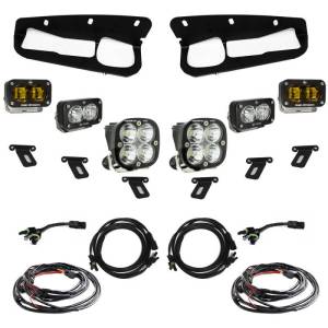 Baja Designs - Baja Designs 21-22 Ford Bronco w/Steel Bumper S2 SAE Pro Fog Pocket Light Kit - Amber - 448179 - Image 1