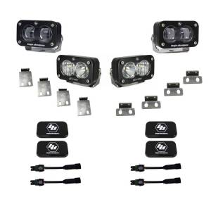 Baja Designs 21+ Ford Raptor S2 SAE Pro Fog Pocket Light Kit - 448182